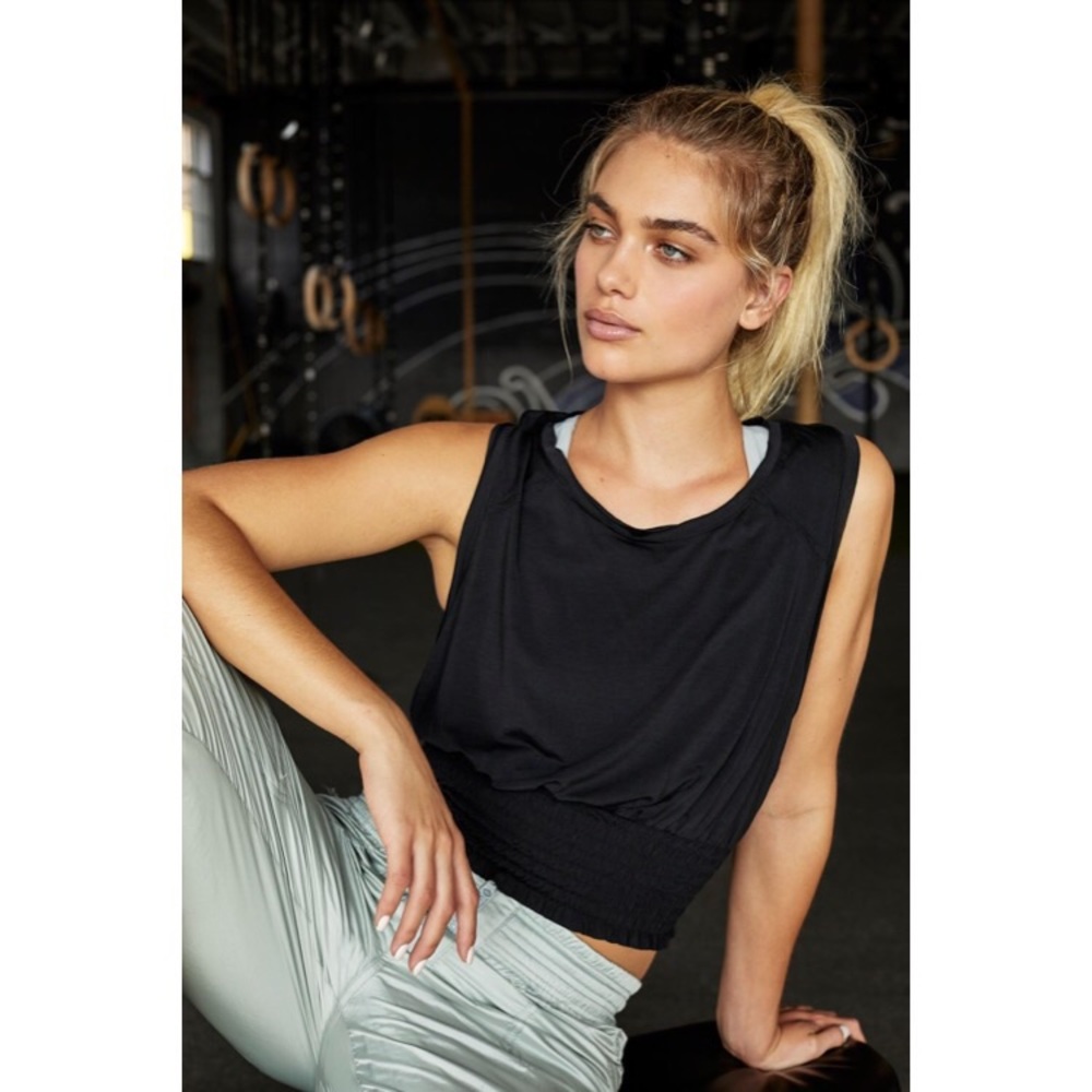 New Free People Movement Say My Name Smock Top